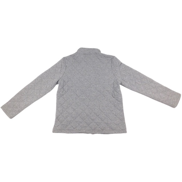 Onque Casual Quilted Zip-Up Jacket Light Gray Size M NWT - Picture 5 of 7